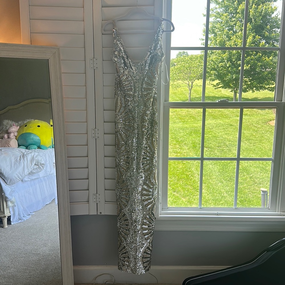 WORN ONCE Sequin Bodycon Dress